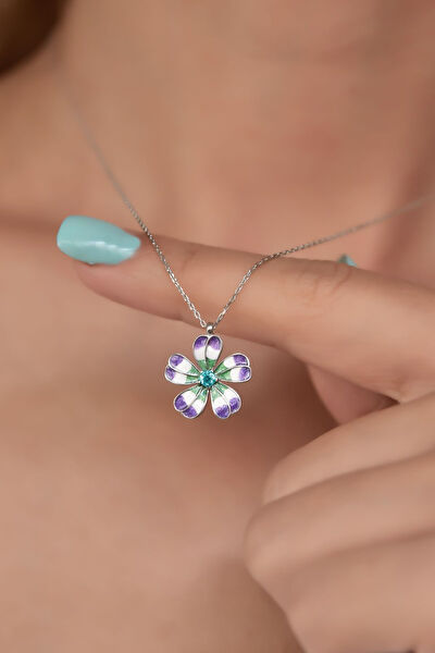 Papatya Silver Kolye