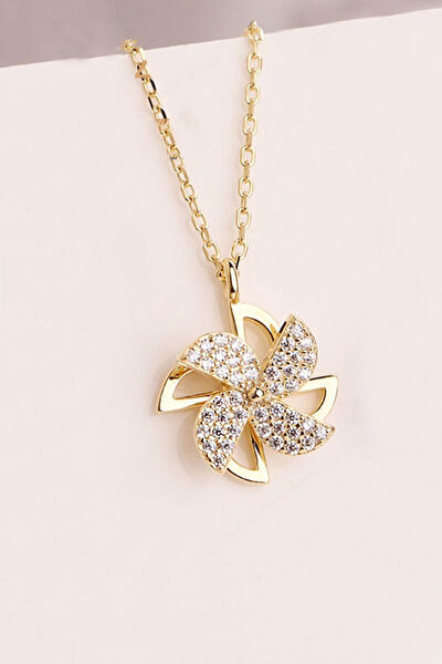 Papatya Silver Kolye