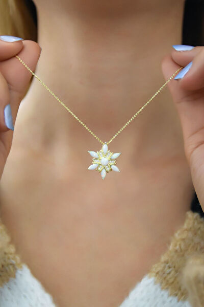 Papatya Silver Kolye