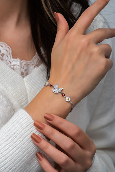 Papatya Silver Bileklik