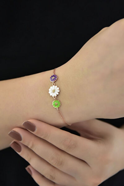 Papatya Silver Bileklik