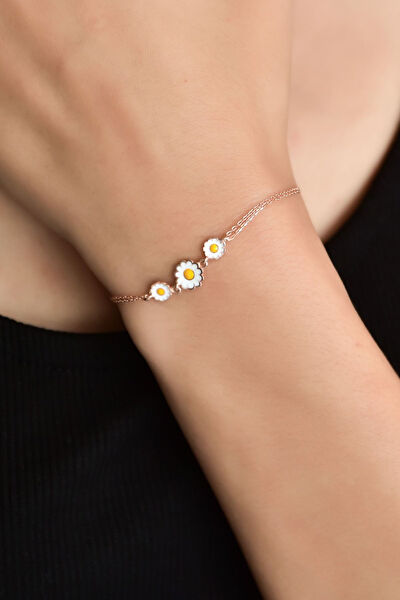 Papatya Silver Bileklik