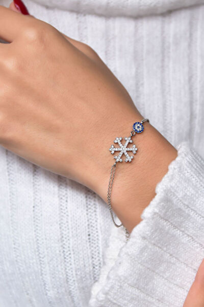 Papatya Silver Bileklik