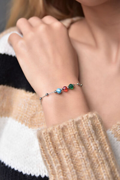 Papatya Silver Bileklik