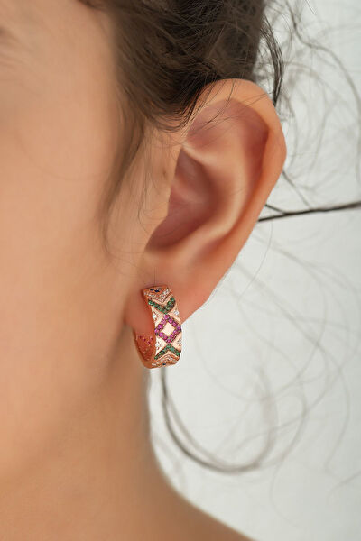 Papatya Silver Küpe