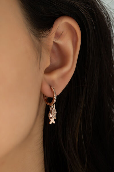 Papatya Silver Küpe