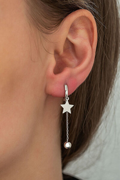 Papatya Silver Küpe