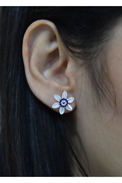 Papatya Silver Küpe