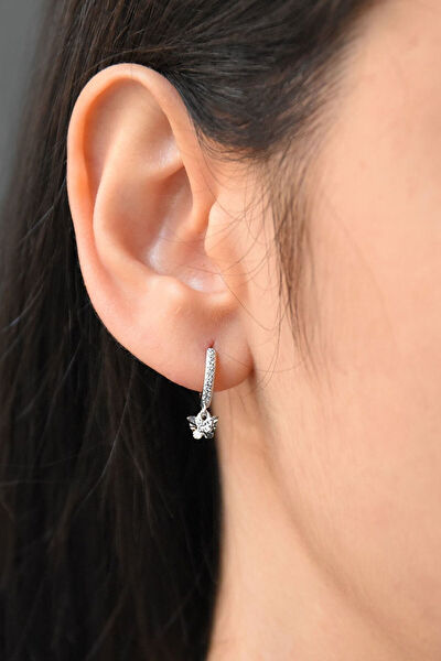 Papatya Silver Küpe