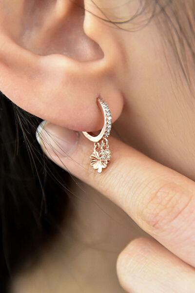 Papatya Silver Küpe