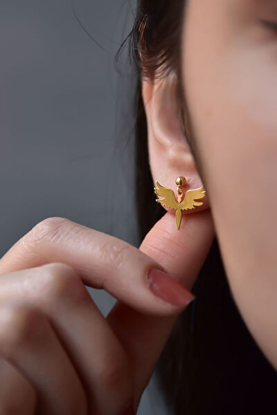 Papatya Silver Küpe