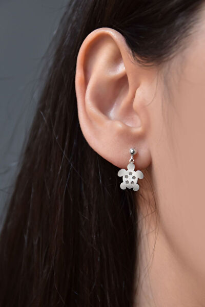 Papatya Silver Küpe