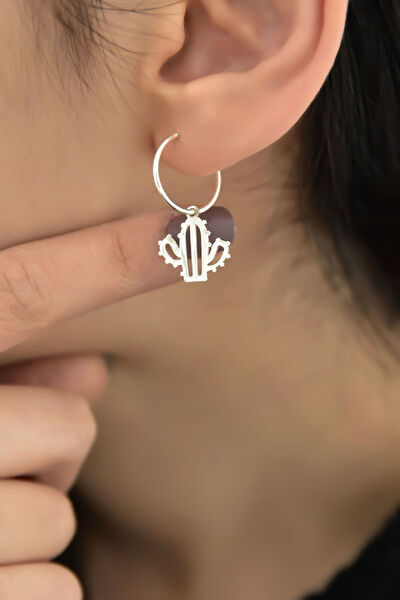 Papatya Silver Küpe