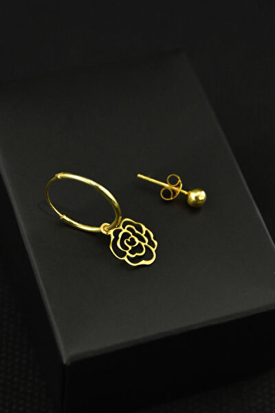 Papatya Silver Küpe