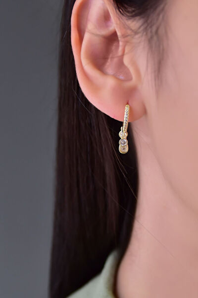 Papatya Silver Küpe