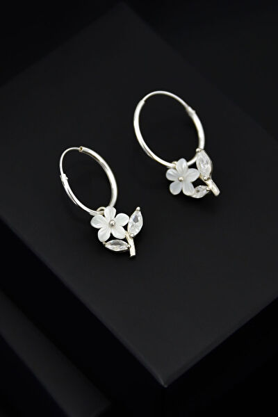 Papatya Silver Küpe