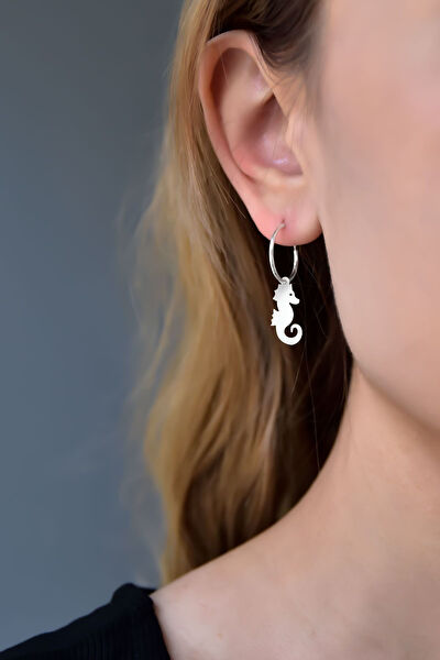 Papatya Silver Küpe