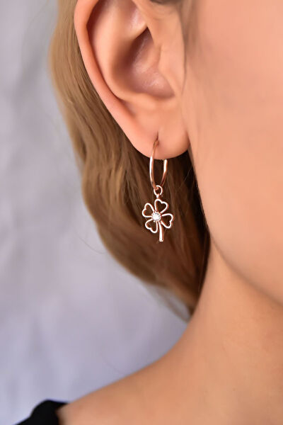 Papatya Silver Küpe