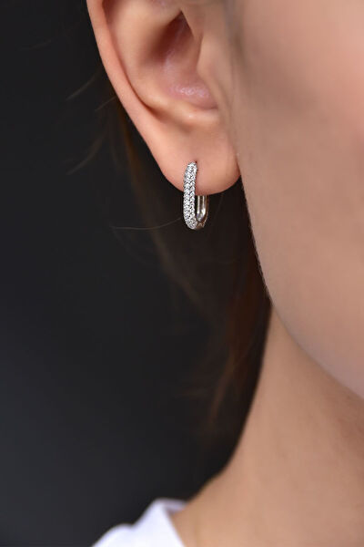 Papatya Silver Küpe