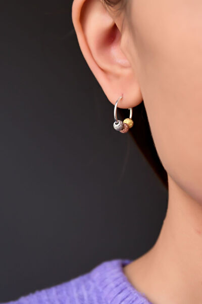 Papatya Silver Küpe