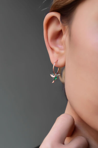 Papatya Silver Küpe