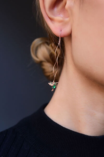 Papatya Silver Küpe