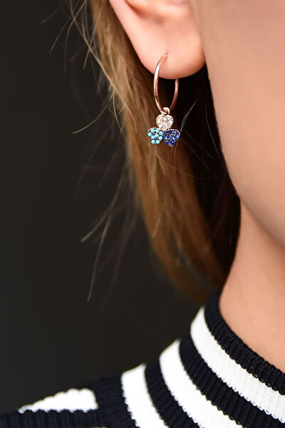 Papatya Silver Küpe