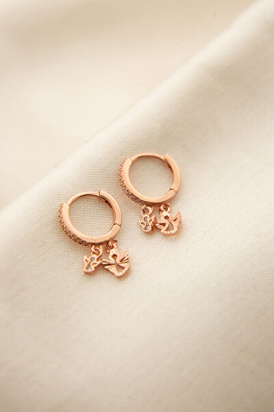 Papatya Silver Küpe