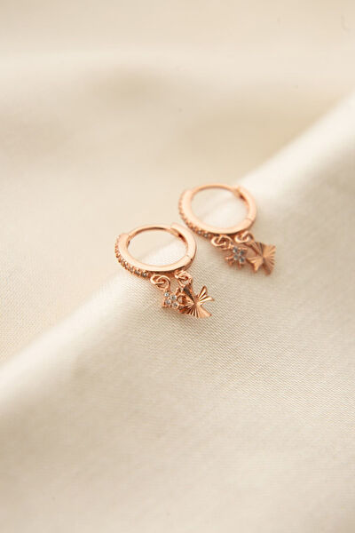 Papatya Silver Küpe