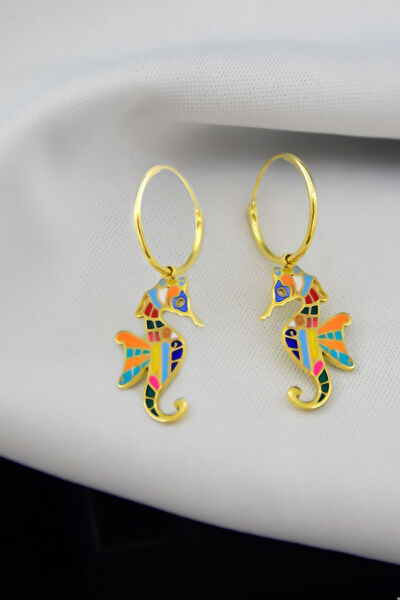 Papatya Silver Küpe