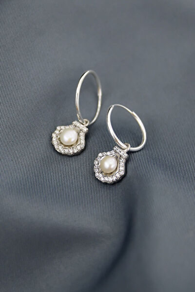 Papatya Silver Küpe