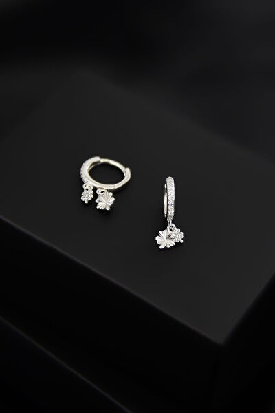 Papatya Silver Küpe