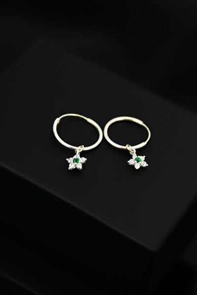 Papatya Silver Küpe