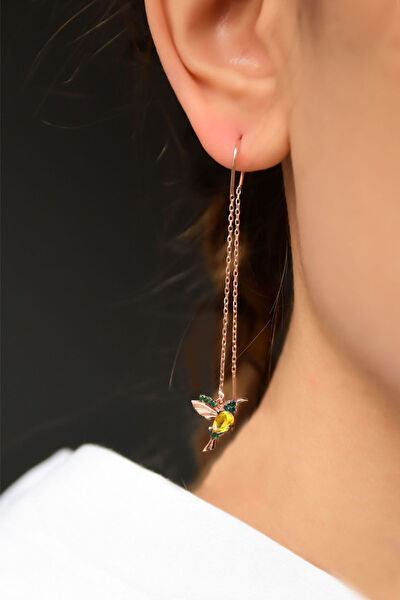 Papatya Silver Küpe