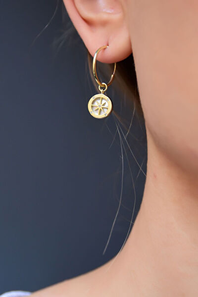 Papatya Silver Küpe