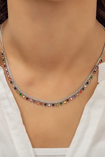 Papatya Silver Kolye