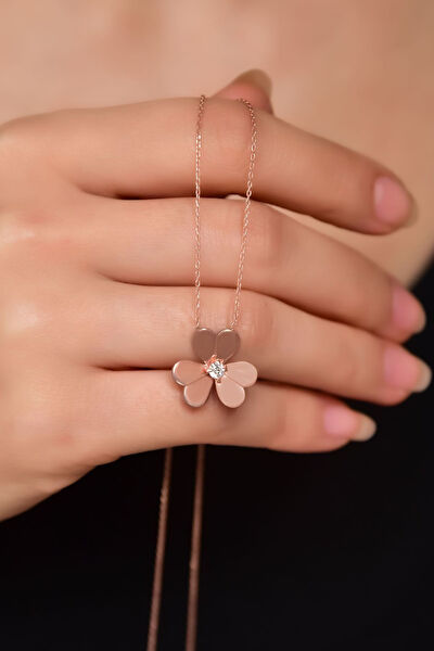 Papatya Silver Kolye