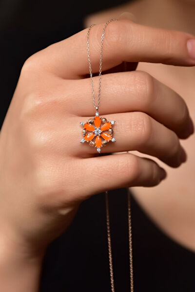 Papatya Silver Kolye