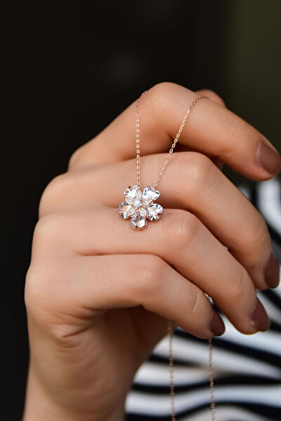 Papatya Silver Kolye