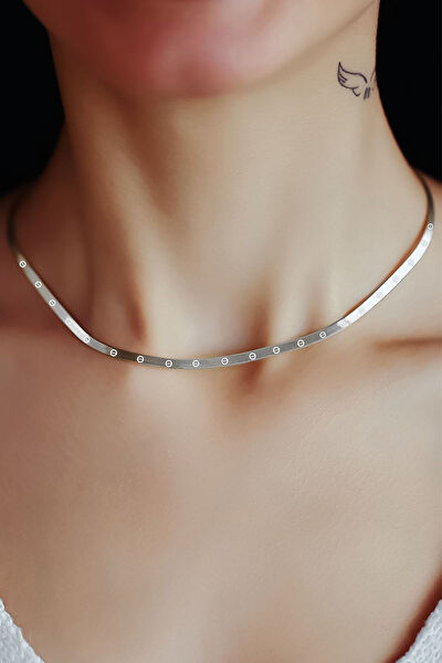 Papatya Silver Kolye