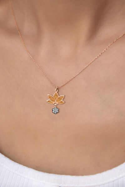 Papatya Silver Kolye