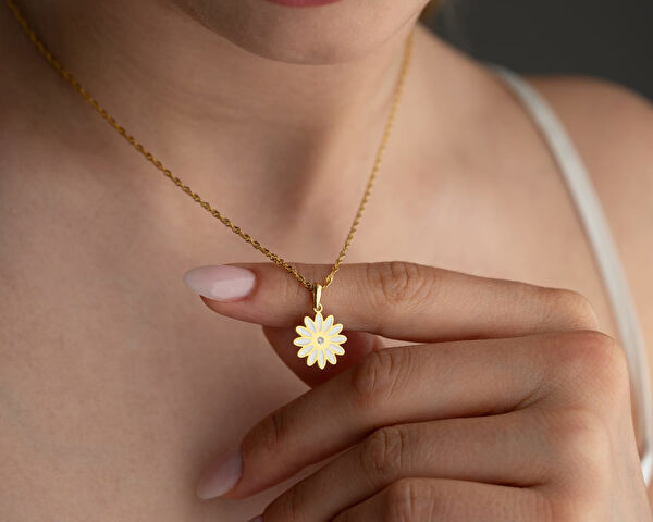 Papatya Silver Kolye