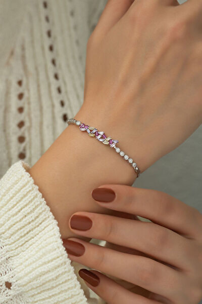 Papatya Silver Bileklik