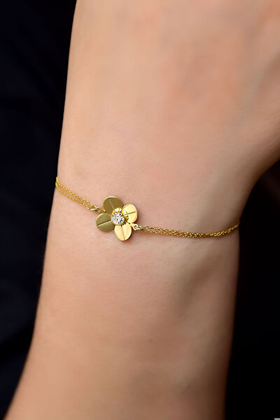 Papatya Silver Bileklik