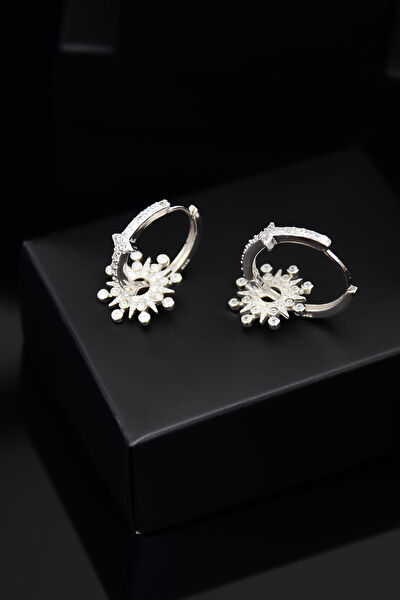 Papatya Silver Küpe