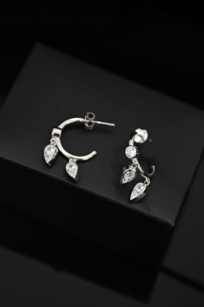 Papatya Silver Küpe