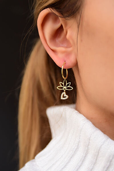 Papatya Silver Küpe