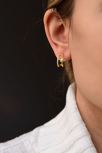 Papatya Silver Küpe