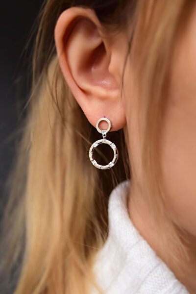 Papatya Silver Küpe