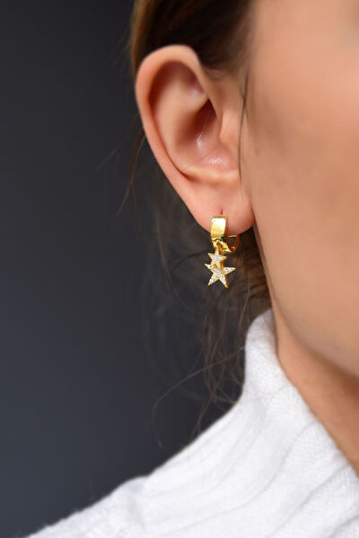 Papatya Silver Küpe